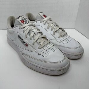 Reebok Club C 85 Classic Men's Size 11 White Leather Shoes Sneakers Retro